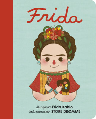 Papbog om Frida Kahlo, med flotte illustrationer til de mindste