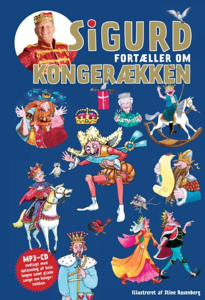 Børnebog med Sigurd Barret som fortæller om kongerækken