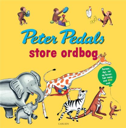 peter pedals store ordbog, børnebog, højtlæsning, ordbog