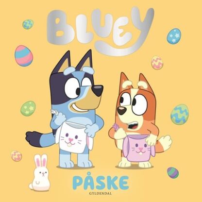 børnebog med Bluey og Bingo som fejrer påske