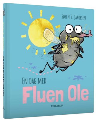 en dag med fluen ole er en papbog for de mindste børn. bogen har tykke sider, og er illustreret med mange billeder