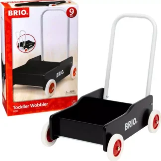 BRIO - Lære-gå-vogn, sort - 31351