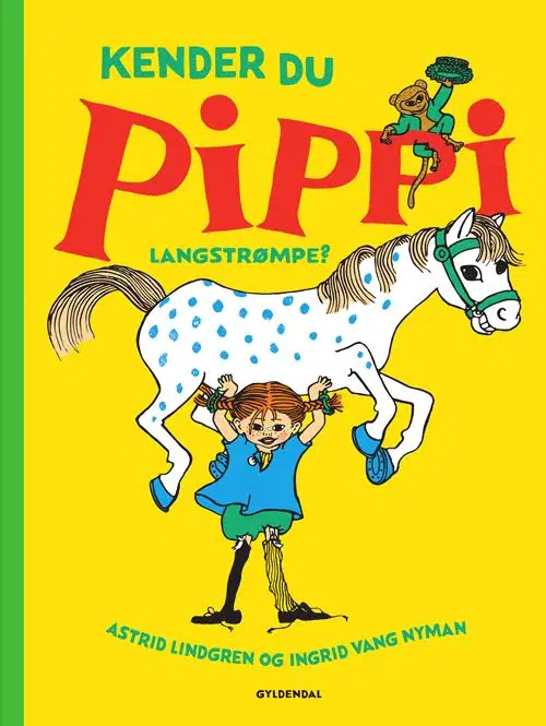 Kender du Pippi Langstrømpe? (Billedbog med tekst)