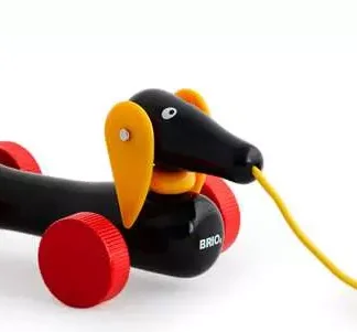 BRIO - Dachsie, hund, Pull along - 30332