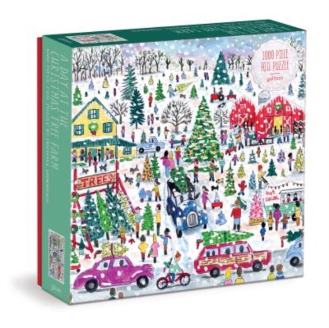Christmas Tree Farm 1000 Piece Foil Puzzle (Michael Storrings)