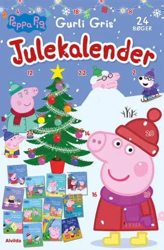 Peppa Pig - Gurli Gris' julekalender - med 24 billedbøger (2023-2024)