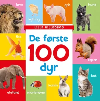 Lille billedbog - De første 100 dyr