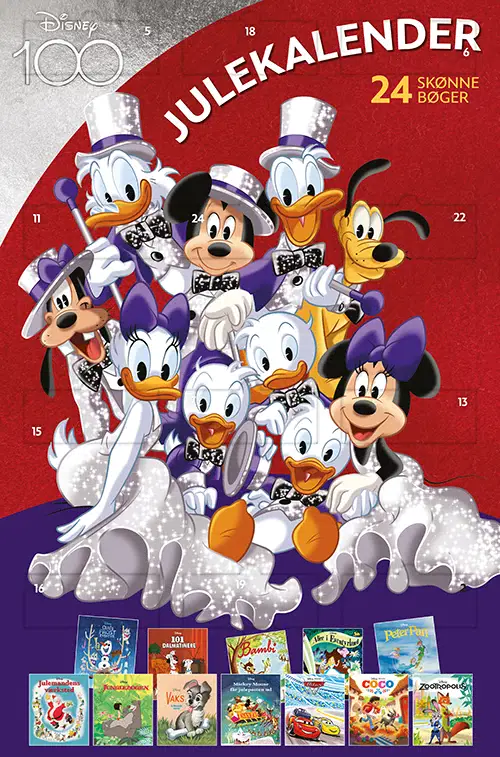 Disney Julekalender med 24 skønne bøger (2023)