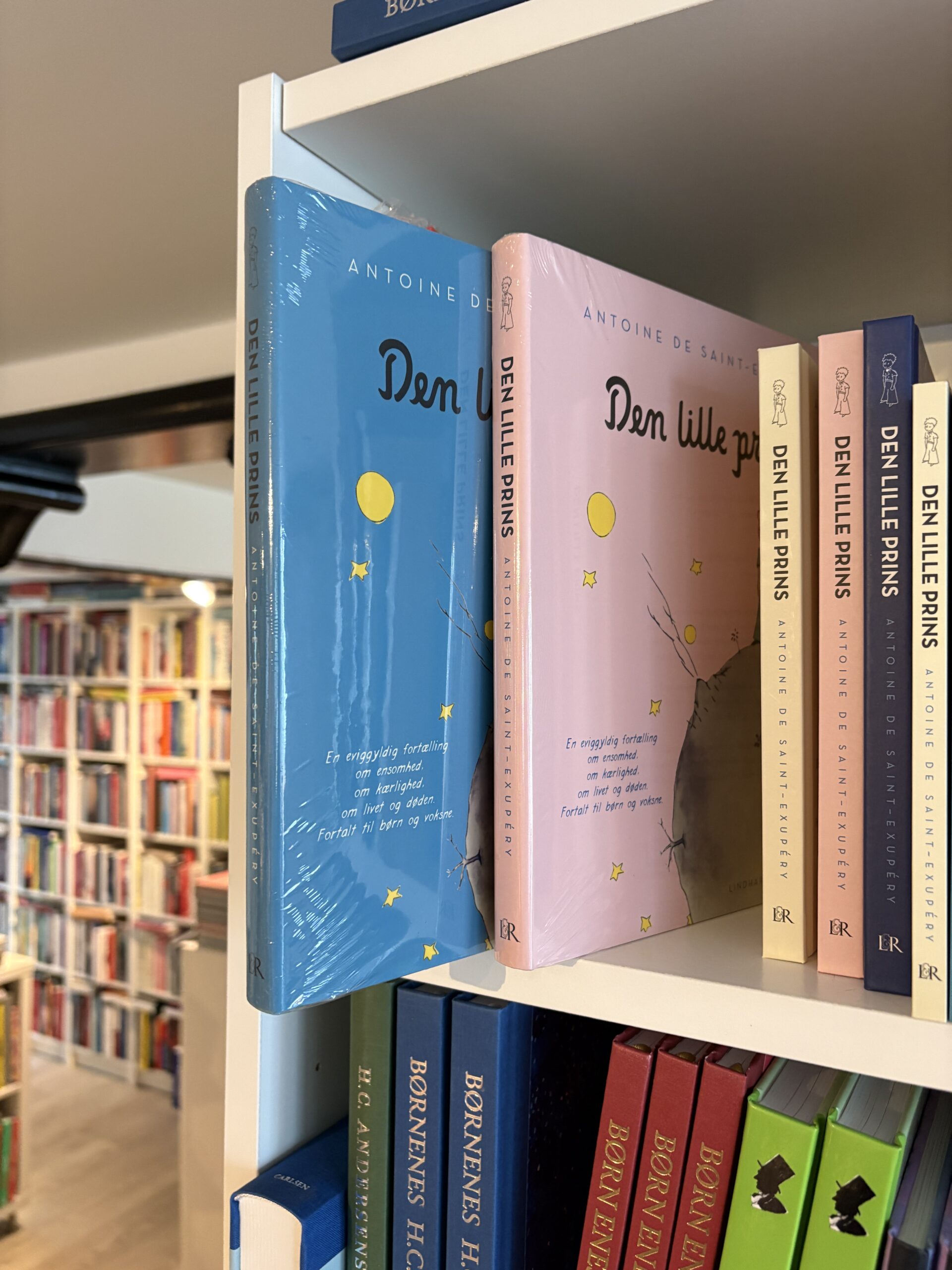 Den lille prins, lyseblå, indbundet m. smudsomslag - Billede 2